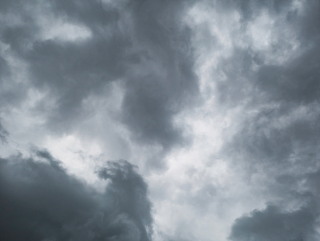 Idyllic sky with whie cloud,Cloudscape conceptの写真素材