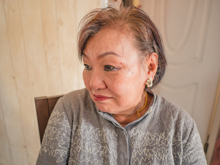 Portrait photo of Beauty Senior Asian womenの写真素材