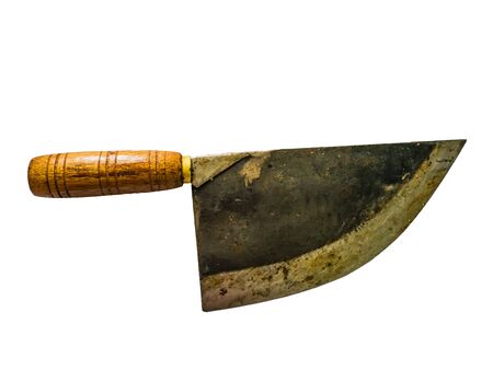 Group of cleaver knife on isolated Backgroundの写真素材