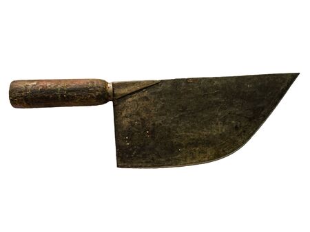 Group of cleaver knife on isolated Backgroundの写真素材