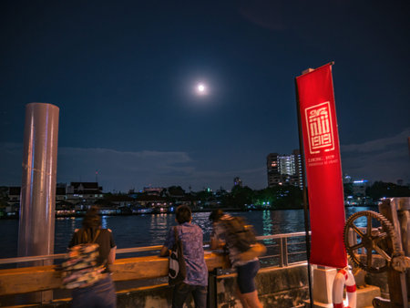 bangkok/Thailand - 03 December 2017:unacquainted people in lhong 1919 bangkok city Thailand.lhong 1919 the vintage community mall in bangkokのeditorial素材