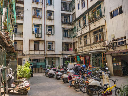 fenghuang,Hunan/China-16 October 2018:Scenery view in the night of fenghuang old town .phoenix ancient town or Fenghuang County is a county of Hunan Province, Chinaのeditorial素材