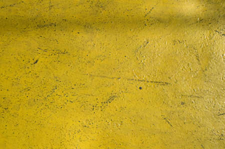 Grunge Yellow Color On The Floorの写真素材