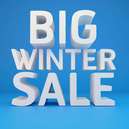 Big winter saleの写真素材