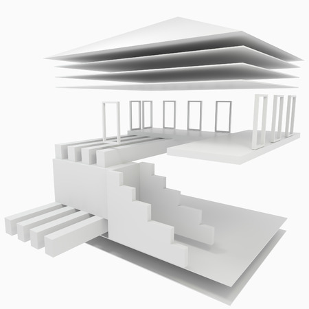 abstract homeの写真素材