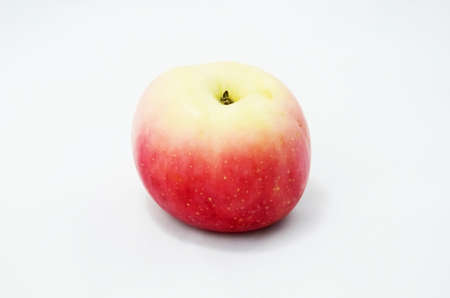 Juicy Apple isolate on white backgroundの写真素材