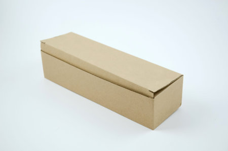 Cardboard box isolated on white background