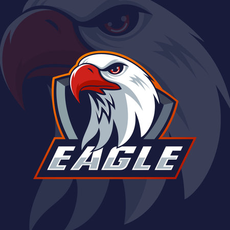Eagle mascot logo good use for symbol identity emble badge and moreのイラスト素材