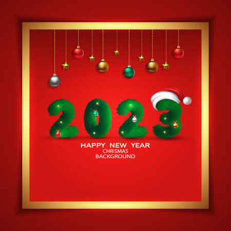 Happy new year chrismas background abstract designのイラスト素材