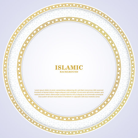 Islamic background design good use for card banner pattrern and moreの素材