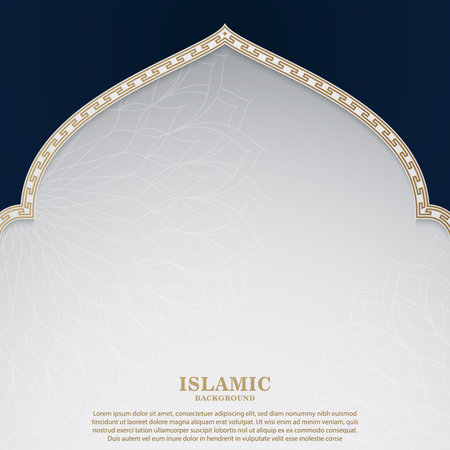 Islamic background design good use for card banner pattrern and moreの素材
