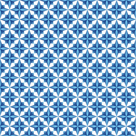 Blue star pattrent abstract backgroundの素材