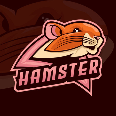 Panther mascot logo design. Vector illustration of panther head mascot.のイラスト素材