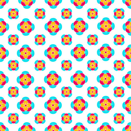 Flowers pattrenのイラスト素材