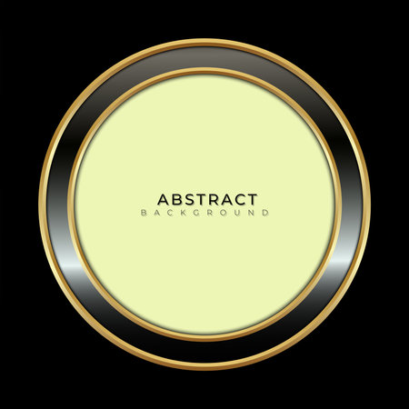 Black and gold luxury abstract backgroundのイラスト素材