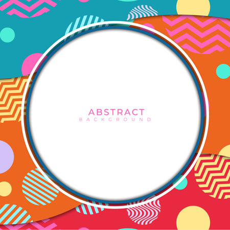 Background with empty circlesのイラスト素材