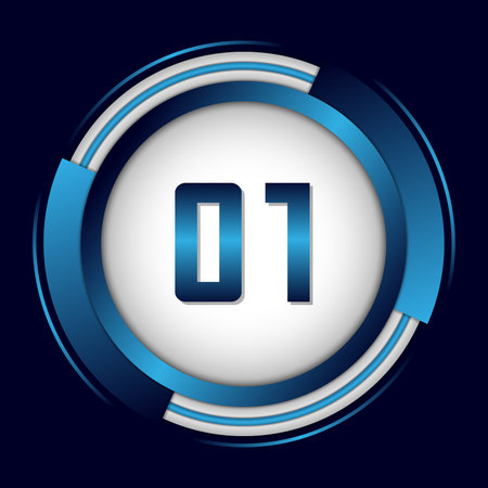 Frames futuristic modern control panel techのイラスト素材