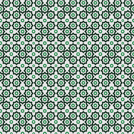 Mosaic islamic seamless pattrenのイラスト素材