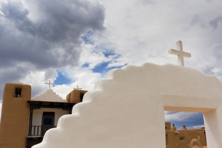 Taos Pueblo Churchの写真素材