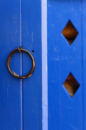 Santa Fe Door Detailの写真素材
