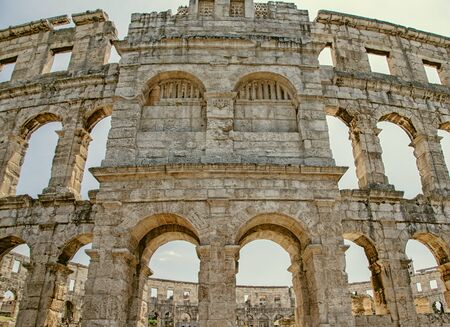 Arena in Pula Croatiaの写真素材