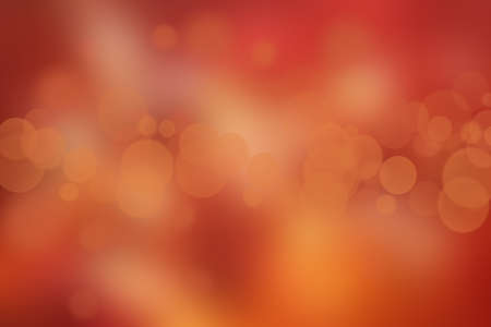 red orange bokeh lights effectの写真素材