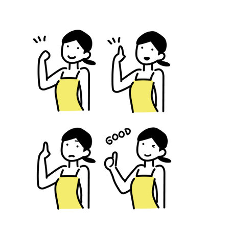 Trainer instructor simple woman icon setのイラスト素材