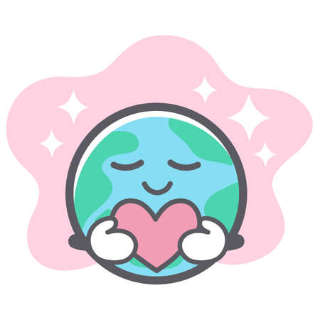 Illustration about the peace of the earthのイラスト素材