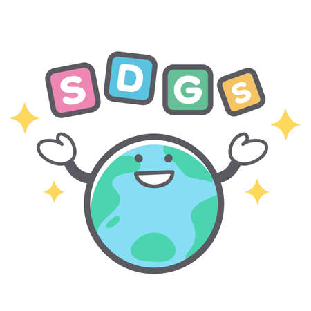 Illustration of Earth's SDGSのイラスト素材