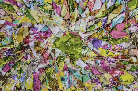 Doormat with patterns and bright colors の写真素材