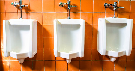 mens public toiletの写真素材