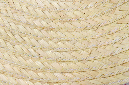 Pattern and design of Thai style bamboo handcraft