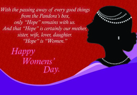Happy Women's Day Quotesの写真素材