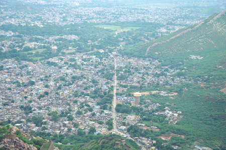 cityscape view of alwar city rajasthanの写真素材
