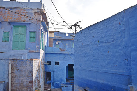 Blue city of jodhpur rajasthanの写真素材