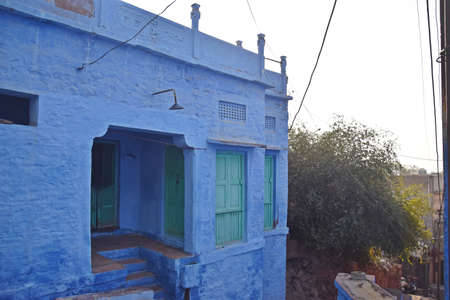 Blue city of jodhpur rajasthanの写真素材