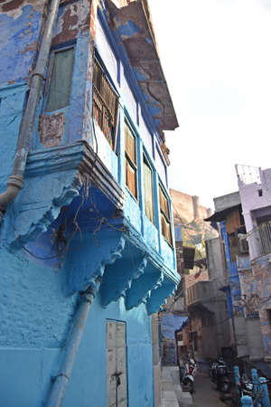 blue city of jodhpur rajasthanの写真素材