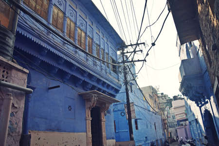blue city of jodhpur rajasthanの写真素材