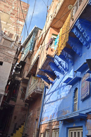 blue city of jodhpur rajasthanの写真素材