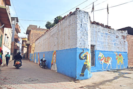 blue city of jodhpur rajasthanの写真素材