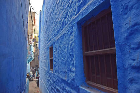 blue city of jodhpur rajasthanの写真素材