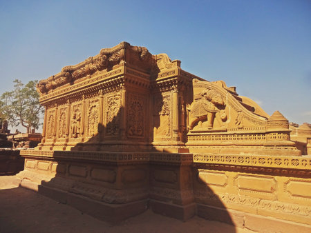 The Royal Cenotaphs (Chhatris) of Bhujの写真素材