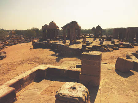 The Royal Cenotaphs (Chhatris) of Bhujの写真素材