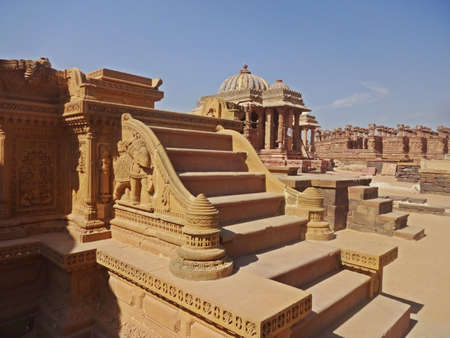 The Royal Cenotaphs (Chhatris) of Bhujの写真素材