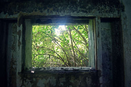 abandoned building at mumbai , indiaの写真素材
