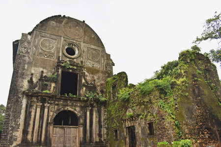 Ruins of the Church of St. Nicholas in Kandy, Sri Lankaの写真素材