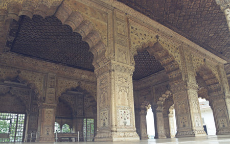 The Qutub Minar is a mausoleum located in Delhi, India.