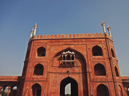 Taj Mahal in Agra, Uttar Pradesh, India.の写真素材