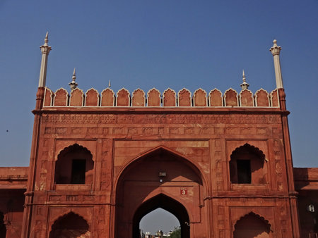 Red Fort in Agra, Uttar Pradesh, India. UNESCO World Heritage Siteの写真素材