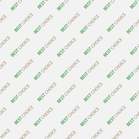 Seamless geometric pattern. Texture with diagonal letters. The best choice of green and brown. Vector.のイラスト素材